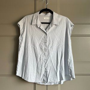 Vici Life of Ease Linen Blend Button Down Shirt